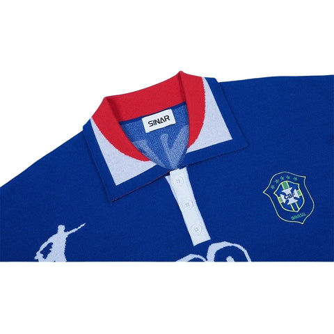 Men Casual Knitwear Vintage Football Jumper winter sweater for men