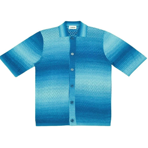 Men Short Sleeve  Summer Knitwear Hollow Out Casual Jumper